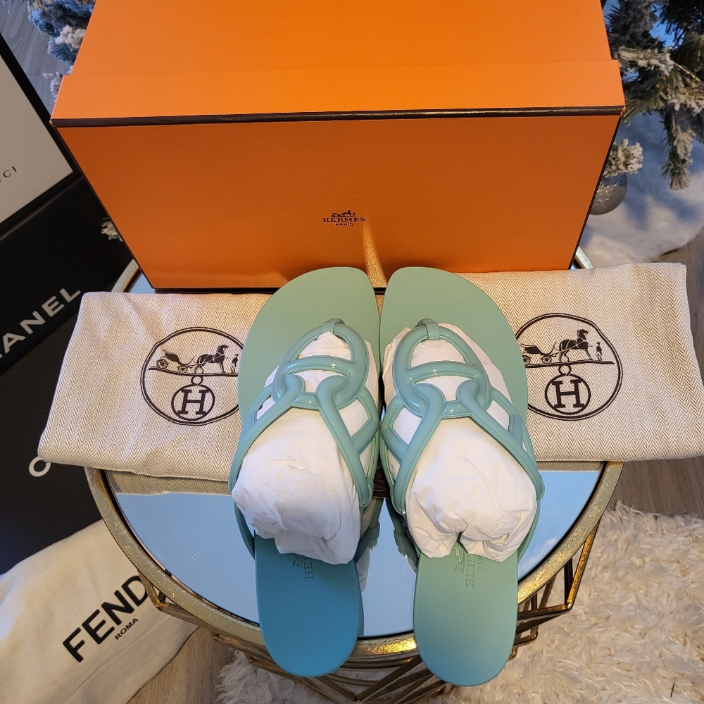 New Authentic Hermes sandals